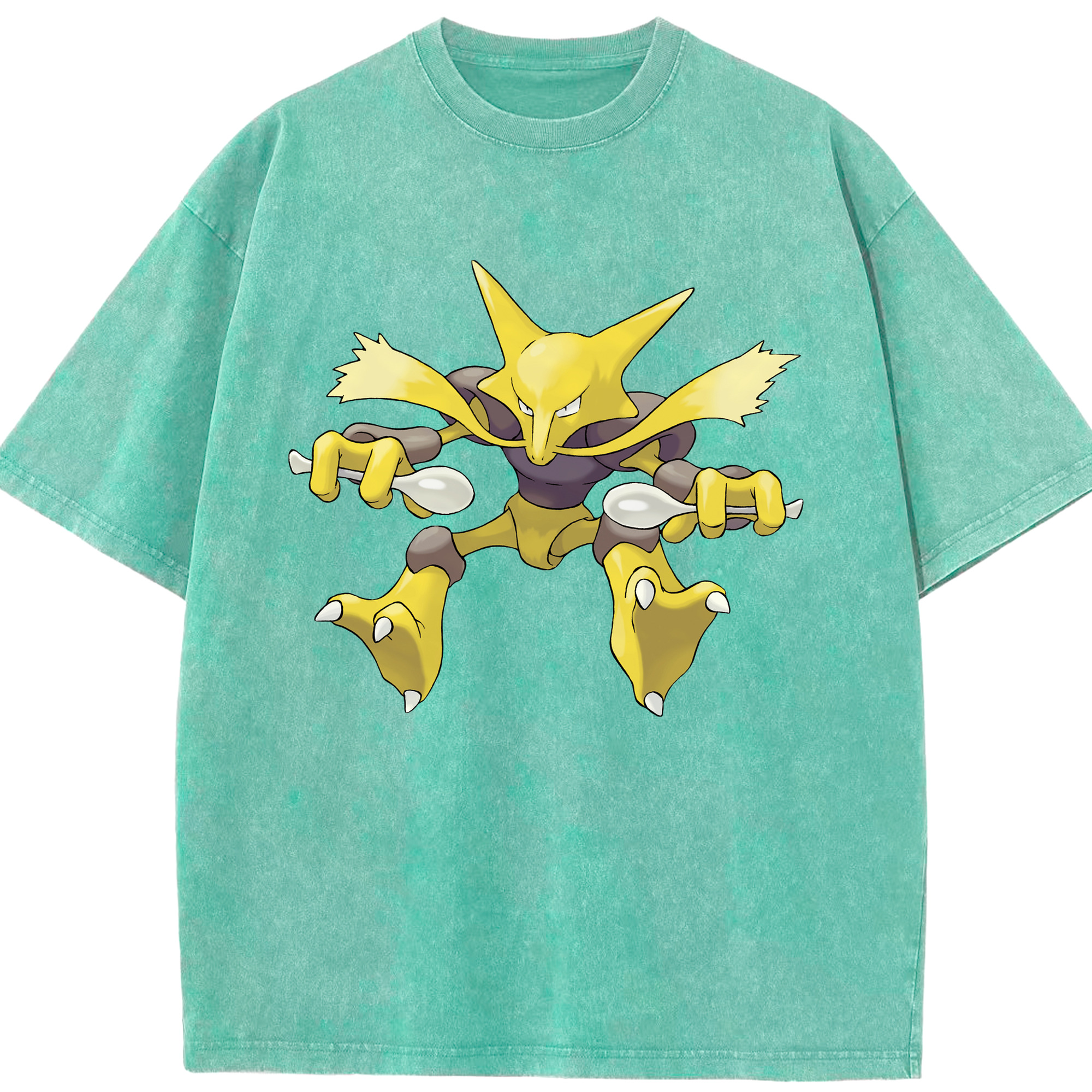 （画像用） ポケットモンスター Pokémon 綿100% ヴィンテージ風 半袖Tシャツ（フロントプリント）